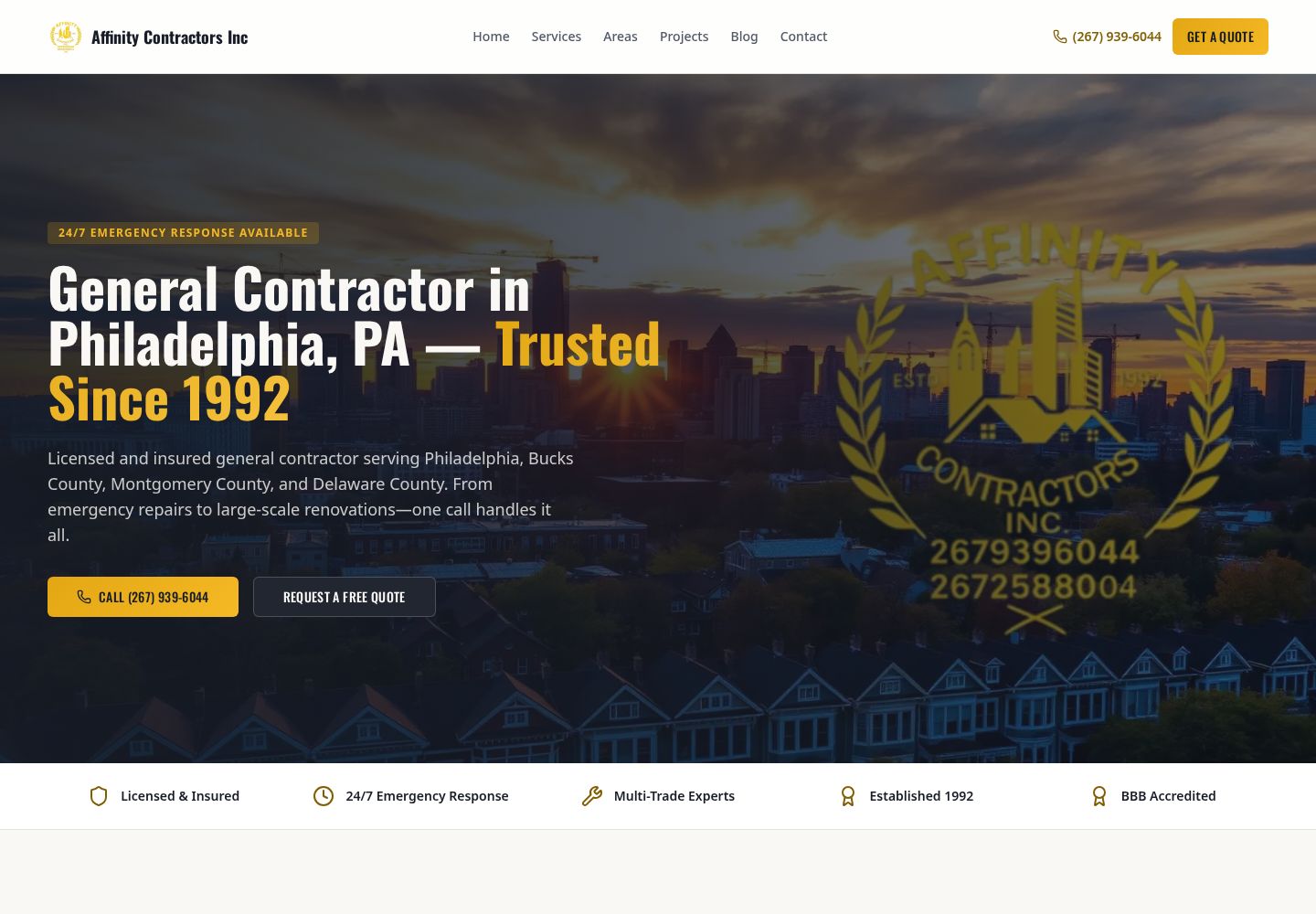 Affinity Contractors Inc